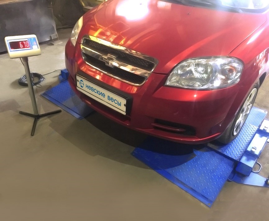 Размер подкладных автомобильных весов Размер подкладных автомобильных весов