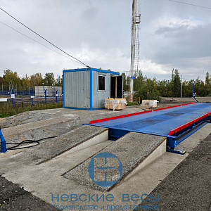 Автомобильные весы ВСА-Р + АСУВ в Кемеровской области для измерения сырья.