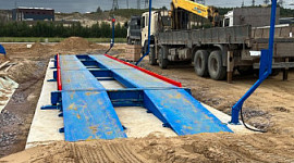 Автомобильные весы ВСА-Р + АСУВ в Ленинградской области для измерения строительных материалов.