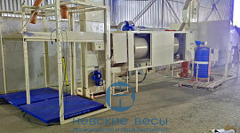 Платформенные весы ВСП4-А, используются для взвешивания биг-бэгов после протравливания зерна