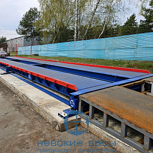 Автомобильные весы ВСА-Р 60 тонн 18 метров в Московской области для компании производства пластмассовых изделий