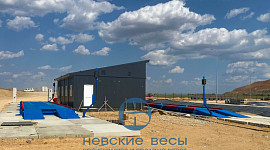 Автомобильные весы ВСА-Р 60 тонн 18 метров в Тульской области для компании застройщика
