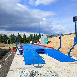 Автомобильные весы ВСА-Р 60 тонн 18 метров в Кемеровской области для компании производство сырья