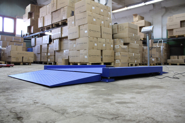 Весы низкопрофильные ВСП4-Н с пандусами