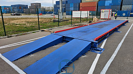 Автомобильные весы ВСА-Р в Московской области для логистической компании.