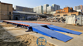 Автомобильные весы ВСА-Р 80 тонн 15 метров в Московской области для компании производства металлоконструкций Автомобильные весы ВСА-Р 80 тонн 15 метров в Московской области для компании производства металлоконструкций