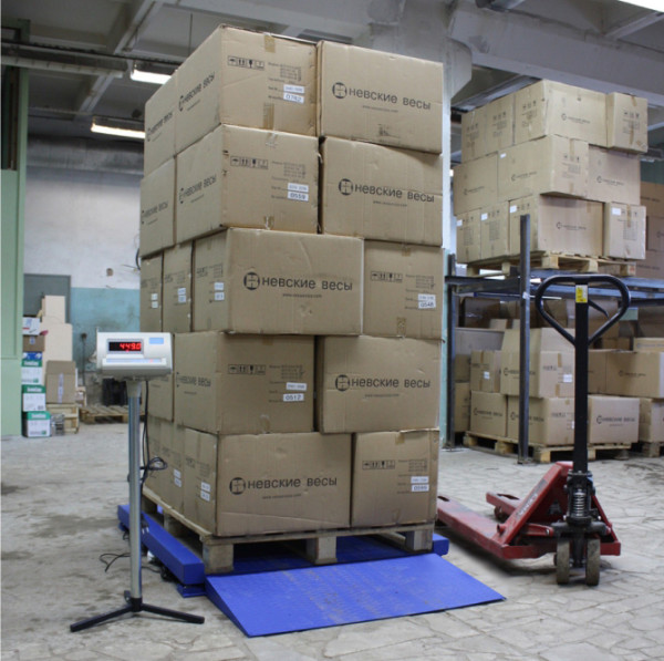 Весы низкопрофильные ВСП4-Н с пандусами